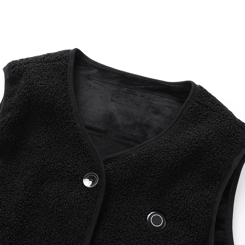 16-Zone Heated Fleece Vest — Stay Warm, Move Free