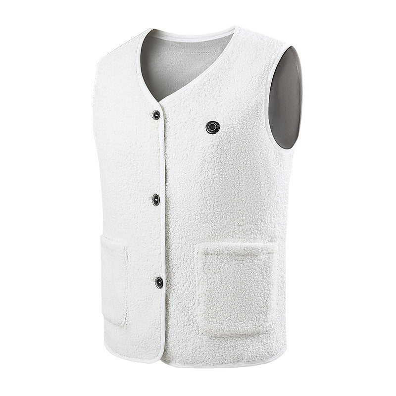 16-Zone Heated Fleece Vest — Stay Warm, Move Free
