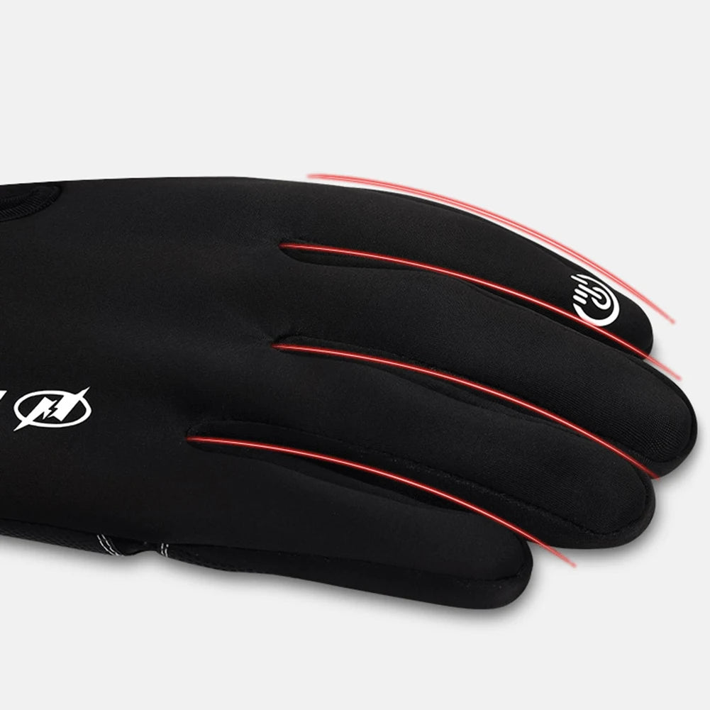 Touch Screen Heated Gloves -  Anti-Slip and Fast Recharging for Skiing Cycling Driving Hiking
