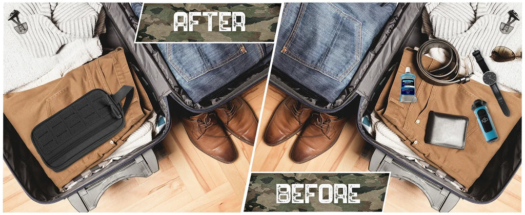 Tactical Toiletry Bag for Women EDC Travel Dopp Kit