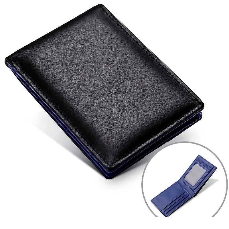 RFID-Blocking Leather Trifold Wallet